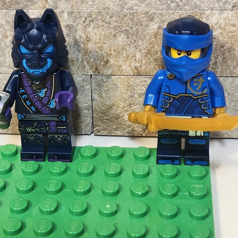 LEGO Ninjago Minifigure Lot Jay Wolf Mask Warrior Serpentine Dragons Rising